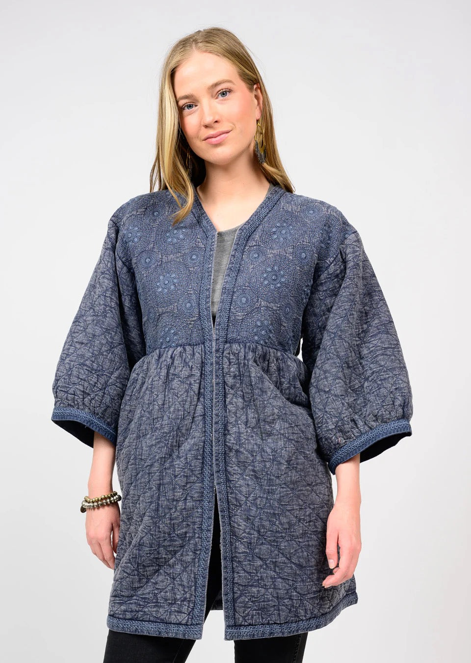 Ivy Jane Embroidered Quilted Jacket