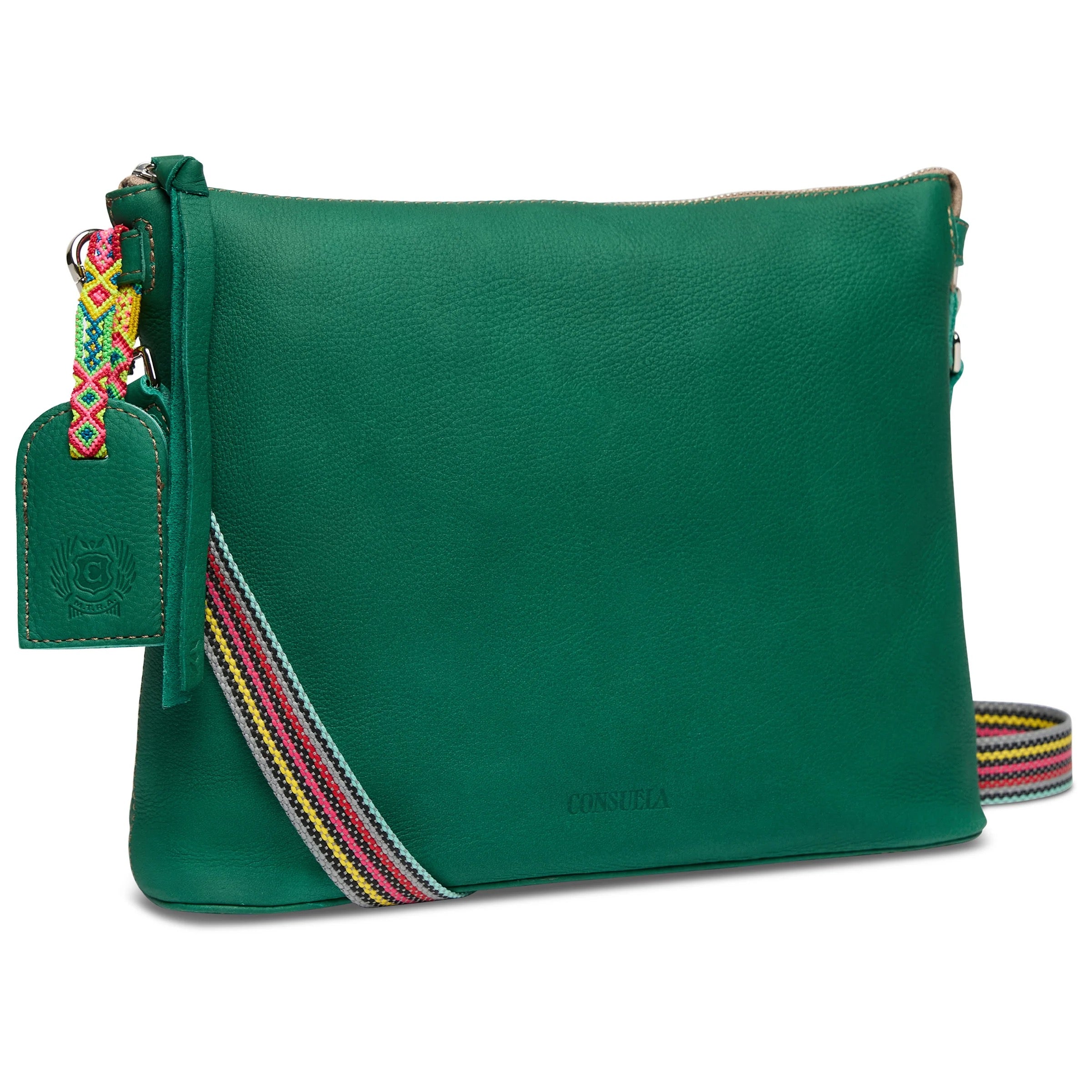 Teal Downtown Crossbody