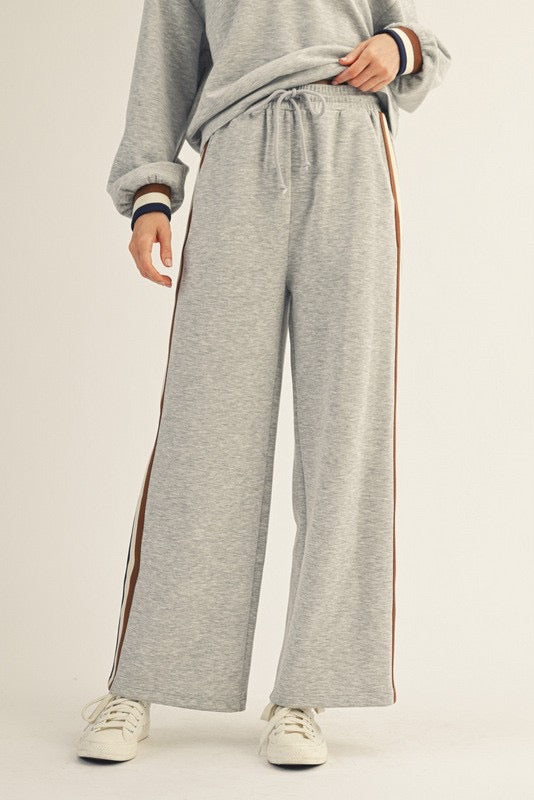 Colorblock Trim Accent Sweatpants