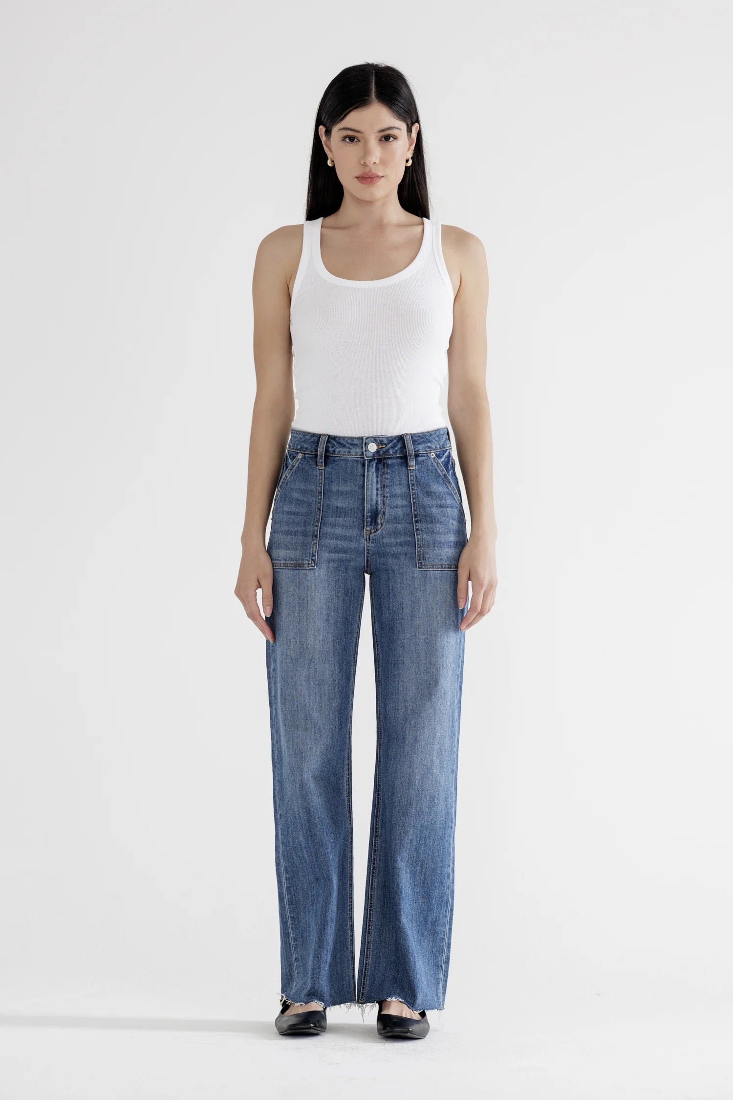 Mica High-Rise Wide Leg Jean