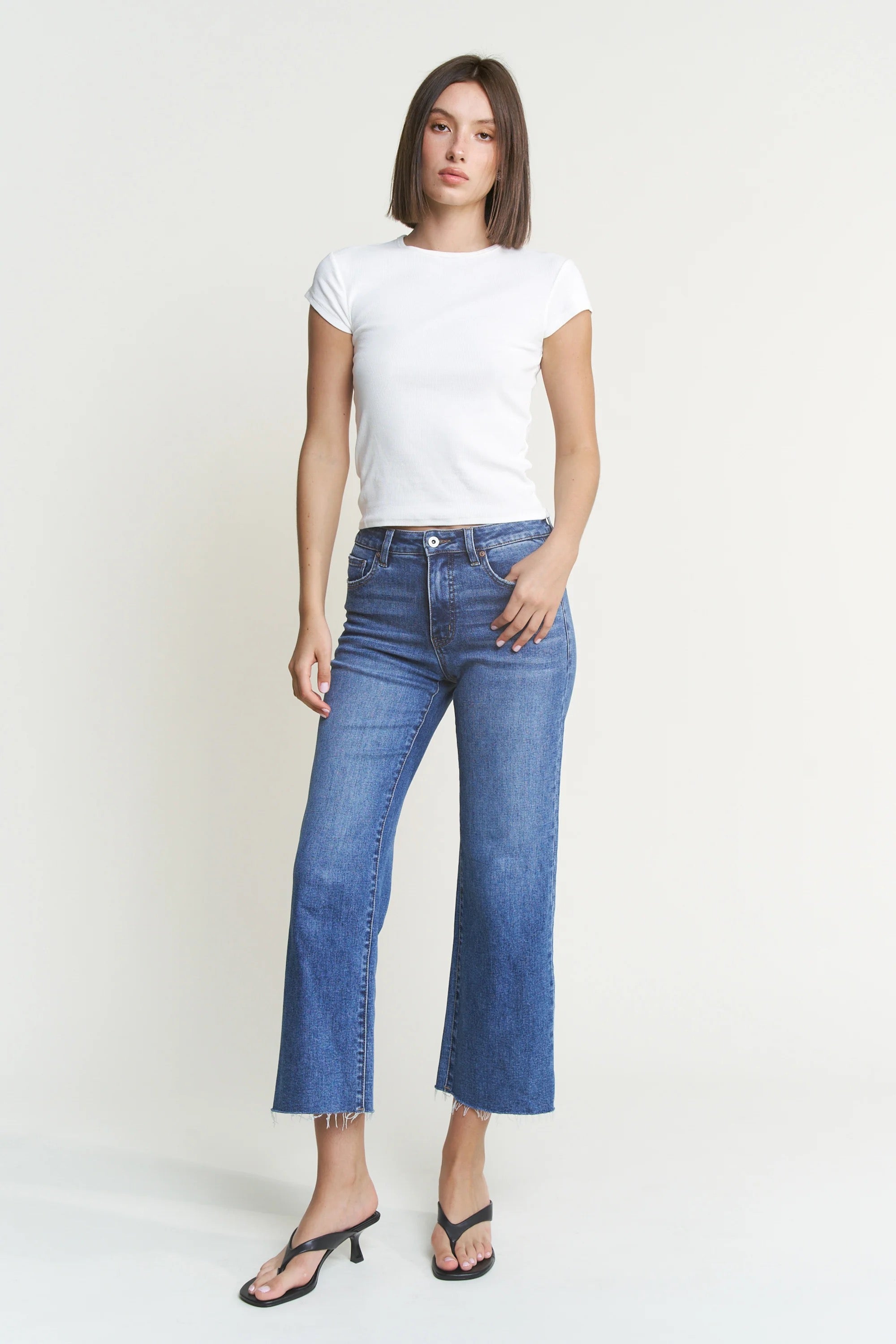 Mica High-Rise Wide Leg Jean