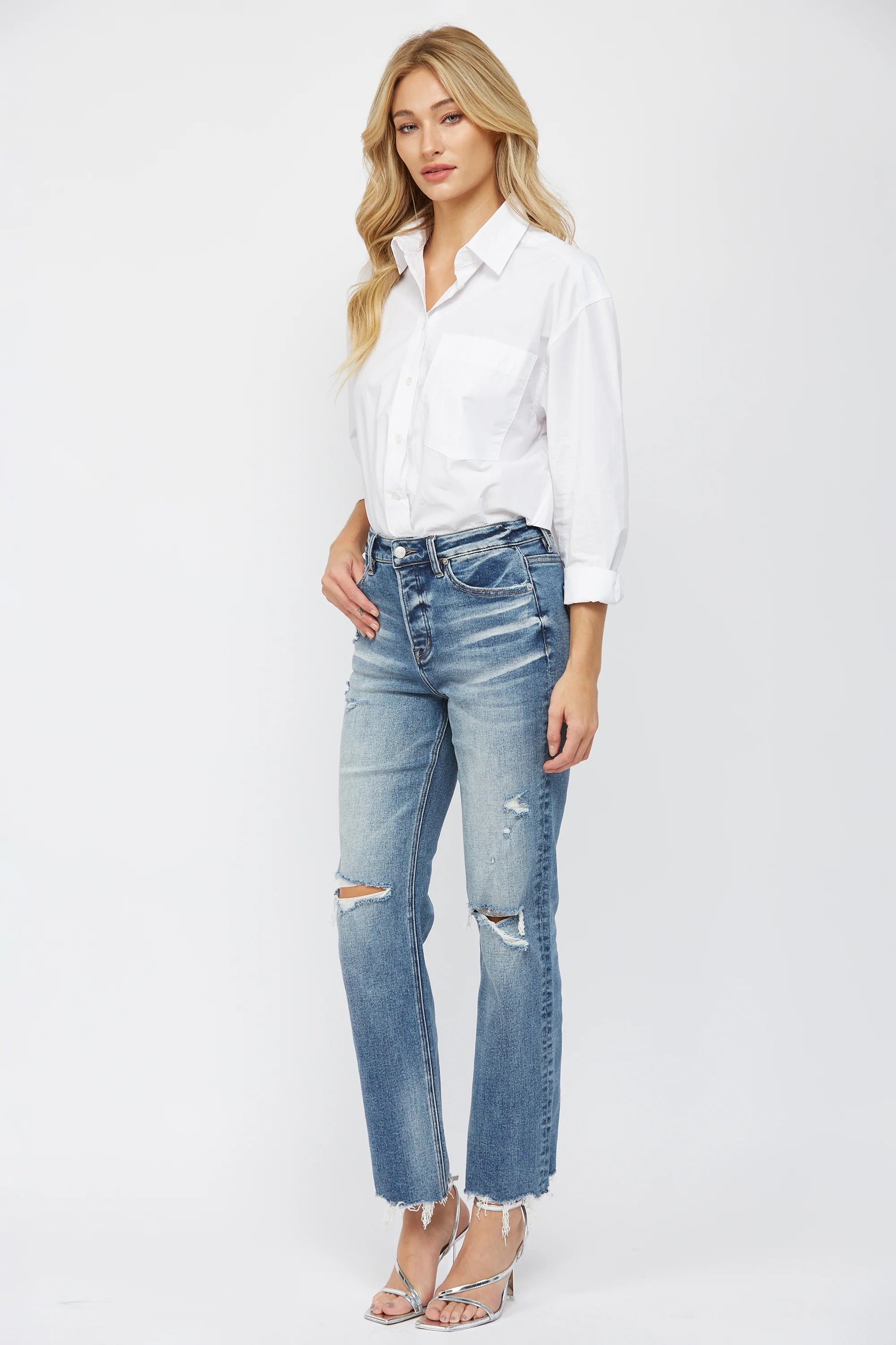 Mica High Rise Straight Leg