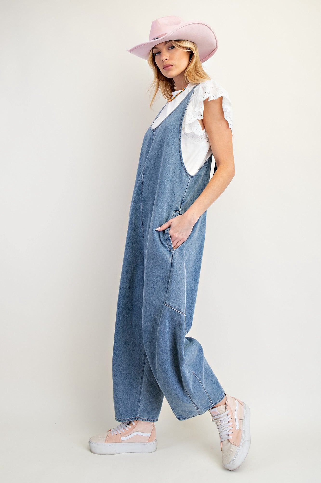 Washed Denim Jumper