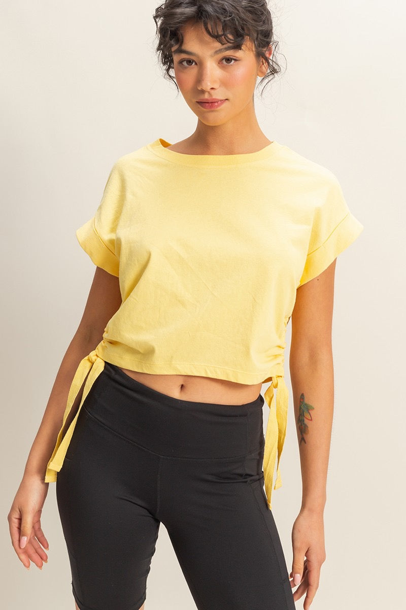 Creamy Yellow Tee