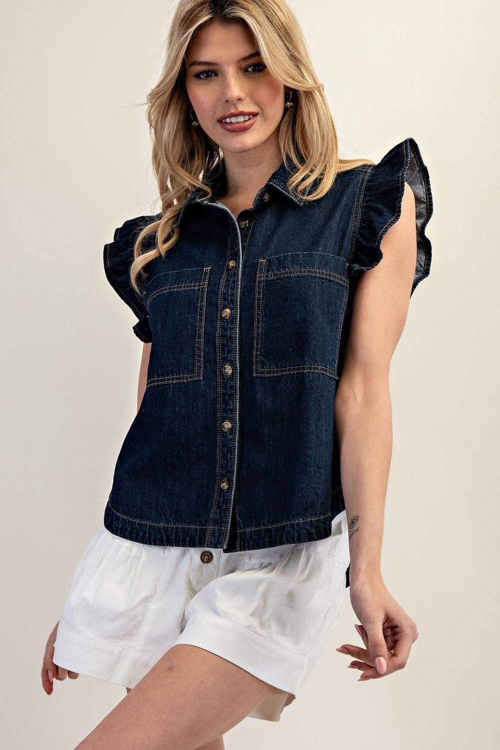 Dark Denim Top