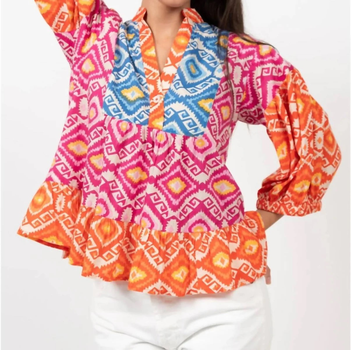 Ivy Jane Tribal Tiered Top