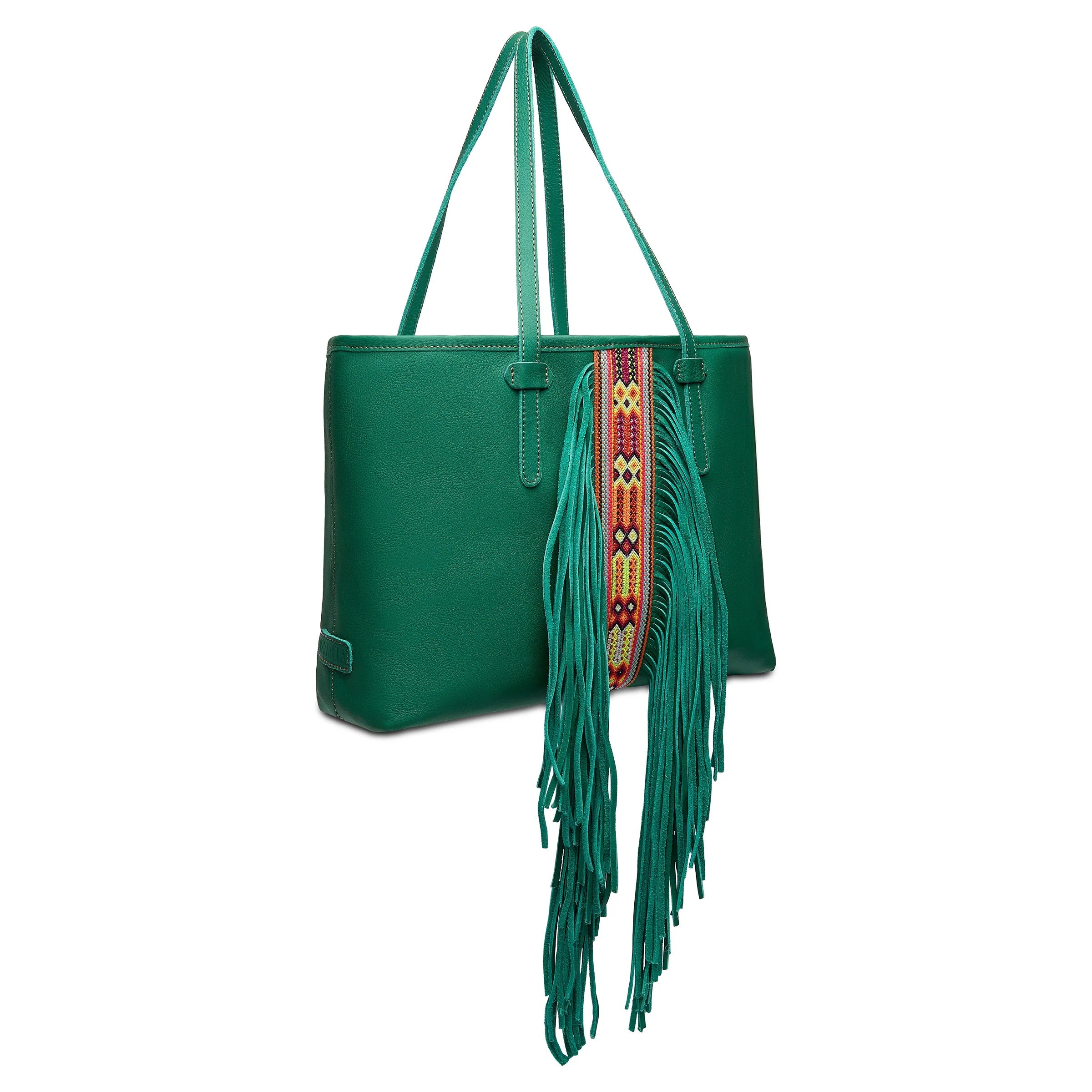 Teal Breezy Fringe
