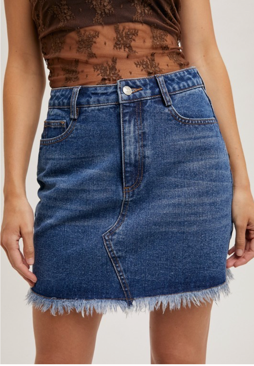 Denim Mini Skirt