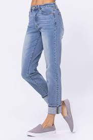 Judy Blue High Waist4ed Vintage Wash Boyfriend